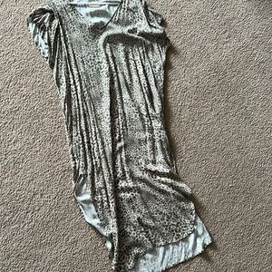 Gillia cheetah kaftan dress